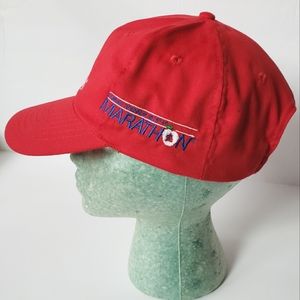 New York City Marathon Ball Cap Red